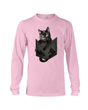 Load image into Gallery viewer, Cat In Your Front Pocket Perfect Gift For Friends Who Loves Cat Unisex Long Sleeve
