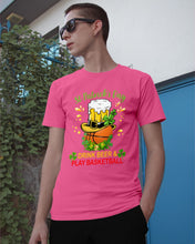 Load image into Gallery viewer, Basketball Drink Beer St Patrick's Day Gift For Basketball Lovers Guys Tee
