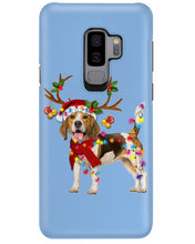 Load image into Gallery viewer, Beagle Gorgeous Reindeer Xmas Lights Gift For Dog Lovers Phone case
