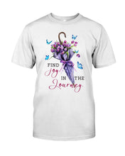 Load image into Gallery viewer, Butterflies Find Joy In The Journey Gift For Daughter Guys Tee
