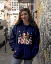 Load image into Gallery viewer, Gift For Dog LoversChesapeake Bay Retriever With Peonies Hoodie
