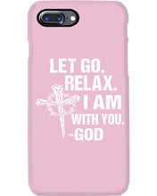 Load image into Gallery viewer, Let You Relax I Am With You Gray Background Phone case
