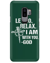 Load image into Gallery viewer, Let You Relax I Am With You Gray Background Phone case
