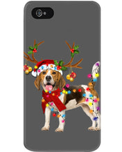 Load image into Gallery viewer, Beagle Gorgeous Reindeer Xmas Lights Gift For Dog Lovers Phone case
