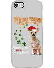 Load image into Gallery viewer, A True Friend Loves Paws On My Heart Gift For Dog Lovers Phone case
