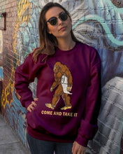 Load image into Gallery viewer, Bigfoot Come And Take It Simple Custom Design Sweatshirt
