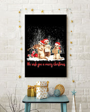 Load image into Gallery viewer, Cats We Wish You A Merry Christmas Gift For Cat Lovers Vertical Poster
