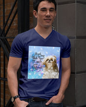 Load image into Gallery viewer, Angels And Shih Tzu Are Not Different Gift For Dog Lovers Guys V-Neck
