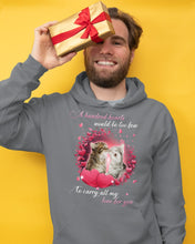 Load image into Gallery viewer, A Hundred Hearts Would Too Few To Carry All My Love For You Cats Gift For Cat Lovers Hoodie
