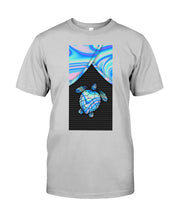 Load image into Gallery viewer, Magical Blue Turtle Pattern Gift For Turtle Lovers Guys Tee
