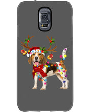 Load image into Gallery viewer, Beagle Gorgeous Reindeer Xmas Lights Gift For Dog Lovers Phone case
