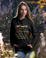 Load image into Gallery viewer, I Am A Librarian Not A Magician Custom Design Gifts Hoodie
