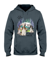 Load image into Gallery viewer, Cavalier King It's Who You Travel With Gift For Dog Lovers Hoodie
