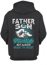 Load image into Gallery viewer, Father And Son Always Heart To Heart Gift For Son Hoodie
