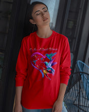 Load image into Gallery viewer, Hummingbirds Heart Shaped I Am A Simple Woman Gift For Mom Unisex Long Sleeve
