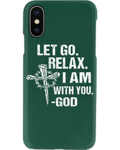 Load image into Gallery viewer, Let You Relax I Am With You Gray Background Phone case
