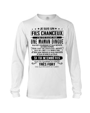 Load image into Gallery viewer, Je Suis Un Fils Chanceux Birthday Gift For Men Unisex Long Sleeve
