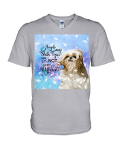 Load image into Gallery viewer, Angels And Shih Tzu Are Not Different Gift For Dog Lovers Guys V-Neck
