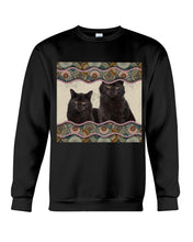 Load image into Gallery viewer, Lovely Phone Case Cute Black Cat Boho Pattern Gift For Cat Lovers Sweatshirt
