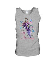 Load image into Gallery viewer, Butterflies Find Joy In The Journey Gift For Daughter Unisex Tank Top
