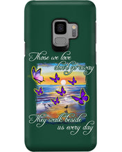 Load image into Gallery viewer, Butterfly Sunset On Beach Those We Love Don't Go Away Gift For Lover Phone case
