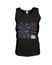 Load image into Gallery viewer, Butterflies When I Miss You I Just Have To Look Inside My Heart Gift For Lover Unisex Tank Top
