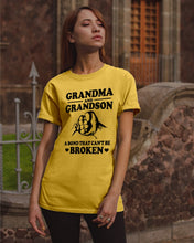 Load image into Gallery viewer, Grandma And Grandson A Bond That Can't Be Broken Custom Design Guys Tee
