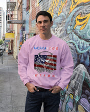 Load image into Gallery viewer, Eagle American Pride Spirit Of America Gift For American People Sweatshirt
