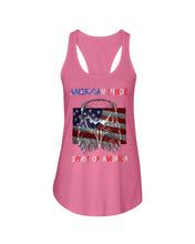 Load image into Gallery viewer, Eagle American Pride Spirit Of America Gift For American People Ladies Flowy Tank
