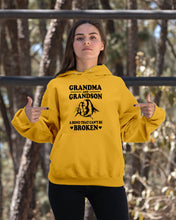 Load image into Gallery viewer, Grandma And Grandson A Bond That Can't Be Broken Custom Design Hoodie
