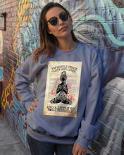 Load image into Gallery viewer, I'm Mostly Peace Love And Light Yoga Gift For Yoga Lovers Sweatshirt
