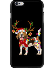 Load image into Gallery viewer, Beagle Gorgeous Reindeer Xmas Lights Gift For Dog Lovers Phone case

