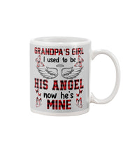 Load image into Gallery viewer, Grandpa's Girl I Used To Be His Angel Gift For Men Mug

