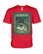 Load image into Gallery viewer, Lose Your Mind Find Your Soul Gift For Bartender Guys V-Neck

