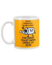 Load image into Gallery viewer, French Survived The Great Toilet Paper Crisis Of 2020 For Personalized Nation Gift Mug
