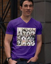 Load image into Gallery viewer, Many Love Husky Siberian On Phone Case Gift For Husky Lovers Guys V-Neck
