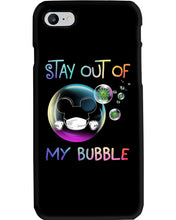 Load image into Gallery viewer, Lovely Phone Case Rainbow Design Stay Out Of My Bubble Gift For Friends Phone case

