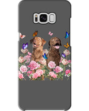 Load image into Gallery viewer, Gift For Dog LoversChesapeake Bay Retriever With Peonies Phone case
