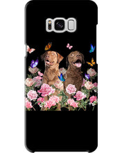 Load image into Gallery viewer, Gift For Dog LoversChesapeake Bay Retriever With Peonies Phone case

