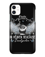 Load image into Gallery viewer, Butterfly I Need You More Angel Wings Gift For Lovers Phone case
