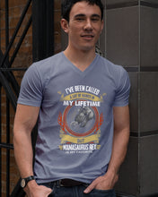 Load image into Gallery viewer, Mamasaurus Rex Is My Favorite Special Custom Design Guys V-Neck
