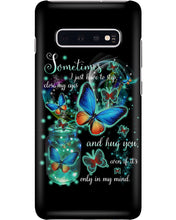 Load image into Gallery viewer, Butterfly Close My Eyes And Hug You Gift For Women Phone case

