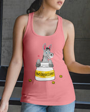Load image into Gallery viewer, Funny Donkey Anti Depressant Meaning Gift For Women Ladies Flowy Tank
