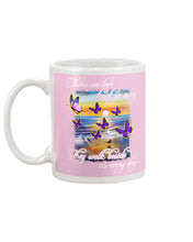 Load image into Gallery viewer, Butterfly Sunset On Beach Those We Love Don't Go Away Gift For Lover Mug
