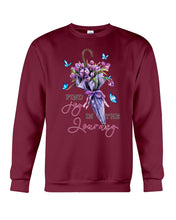 Load image into Gallery viewer, Butterflies Find Joy In The Journey Gift For Daughter Sweatshirt
