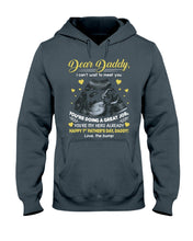 Load image into Gallery viewer, Gift From Bump To Daddy You're My Hero Already Happy Father's Day Hoodie
