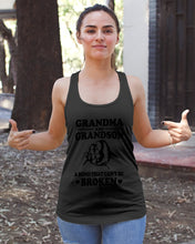 Load image into Gallery viewer, Grandma And Grandson A Bond That Can't Be Broken Custom Design Ladies Flowy Tank
