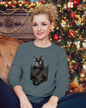 Load image into Gallery viewer, Cat In Your Front Pocket Perfect Gift For Friends Who Loves Cat Sweatshirt
