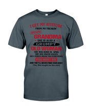 Load image into Gallery viewer, I Get My Attitude From My Freakin' Awesome Grandma Who Was Born In April Guys Tee
