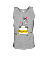 Load image into Gallery viewer, Funny Donkey Anti Depressant Meaning Gift For Women Unisex Tank Top
